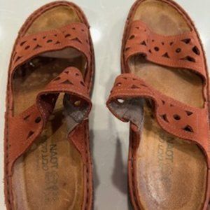 Naot sandals. Rust color. In excellent condition. Purchased from the factory.